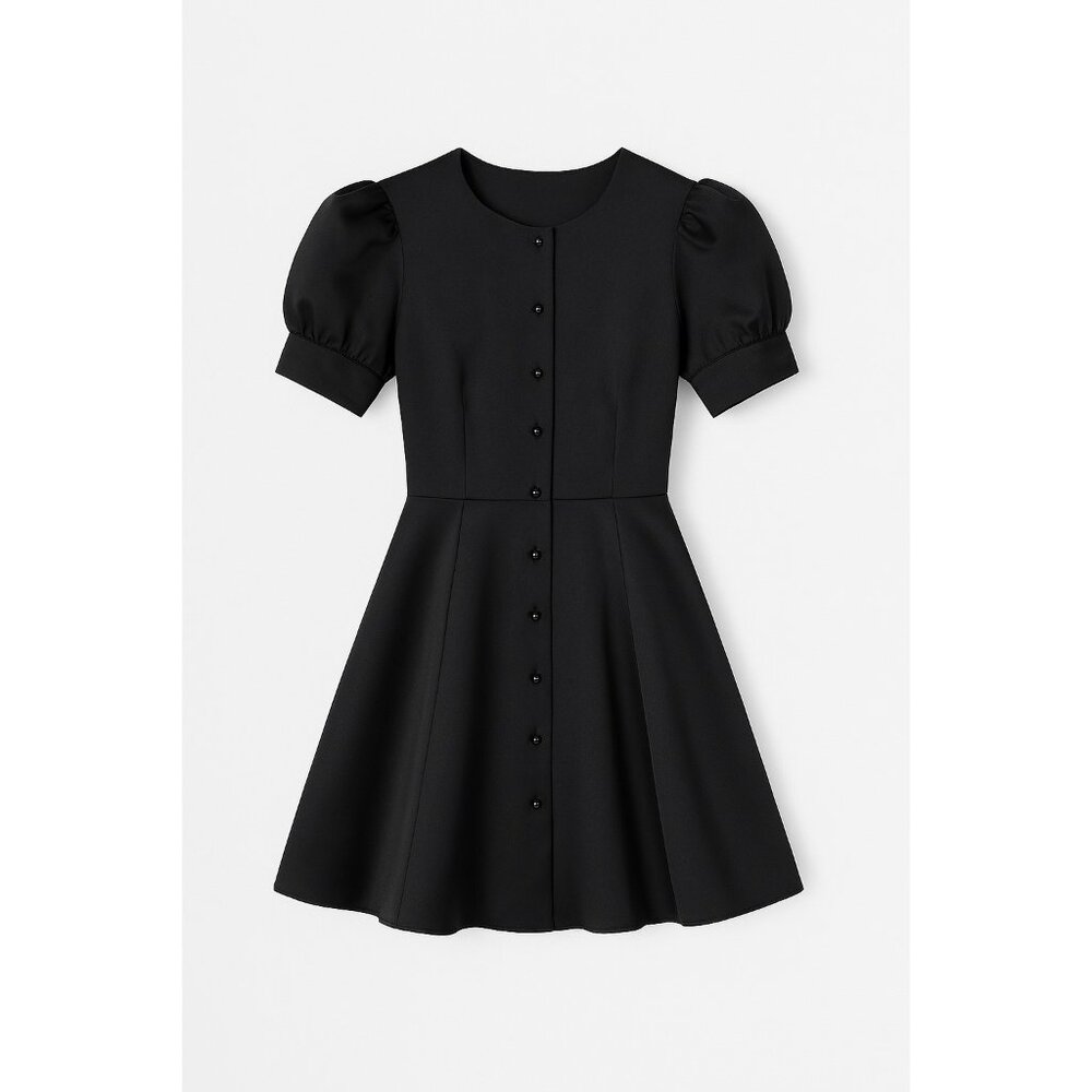 POST Meridiem Black Mini Dress Women's Size M Short Cocktail Party Evening